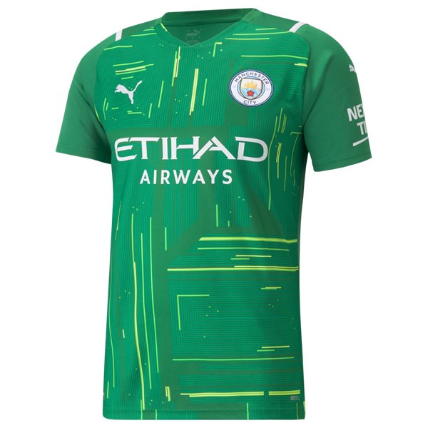 Authentic Camiseta Manchester City Portero 2021-2022 Verde